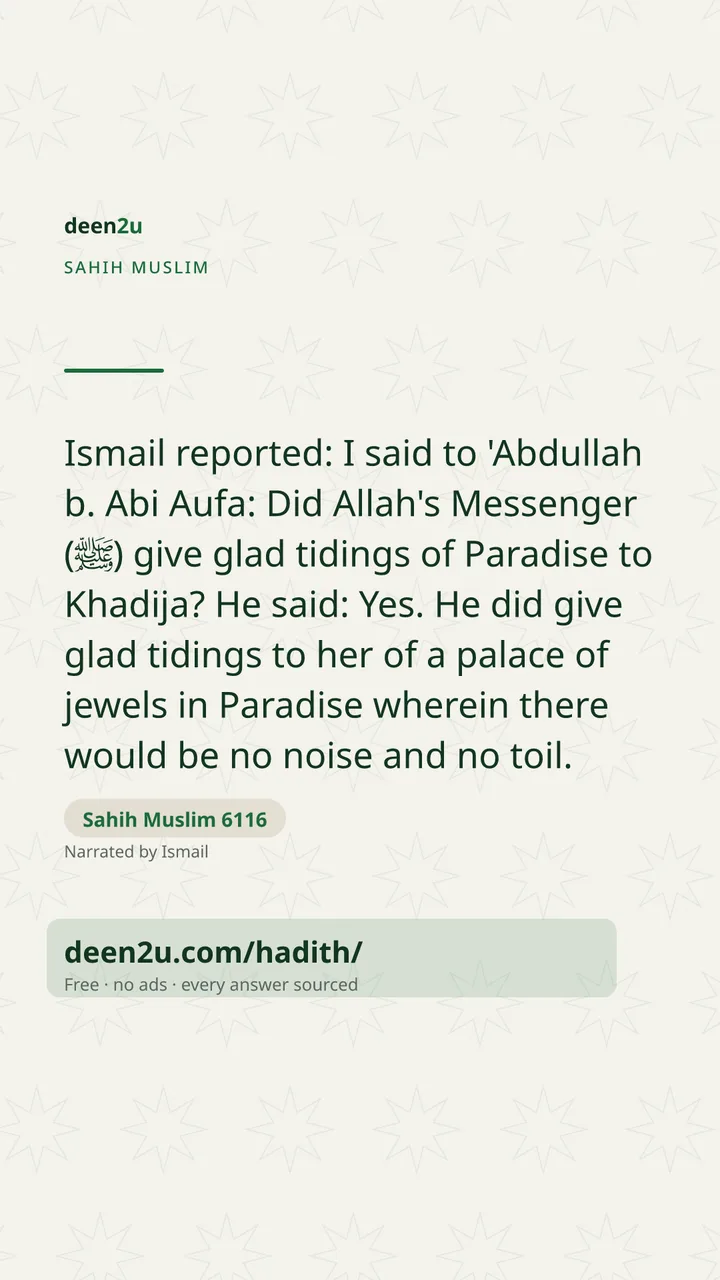 Sahih Muslim 6116
