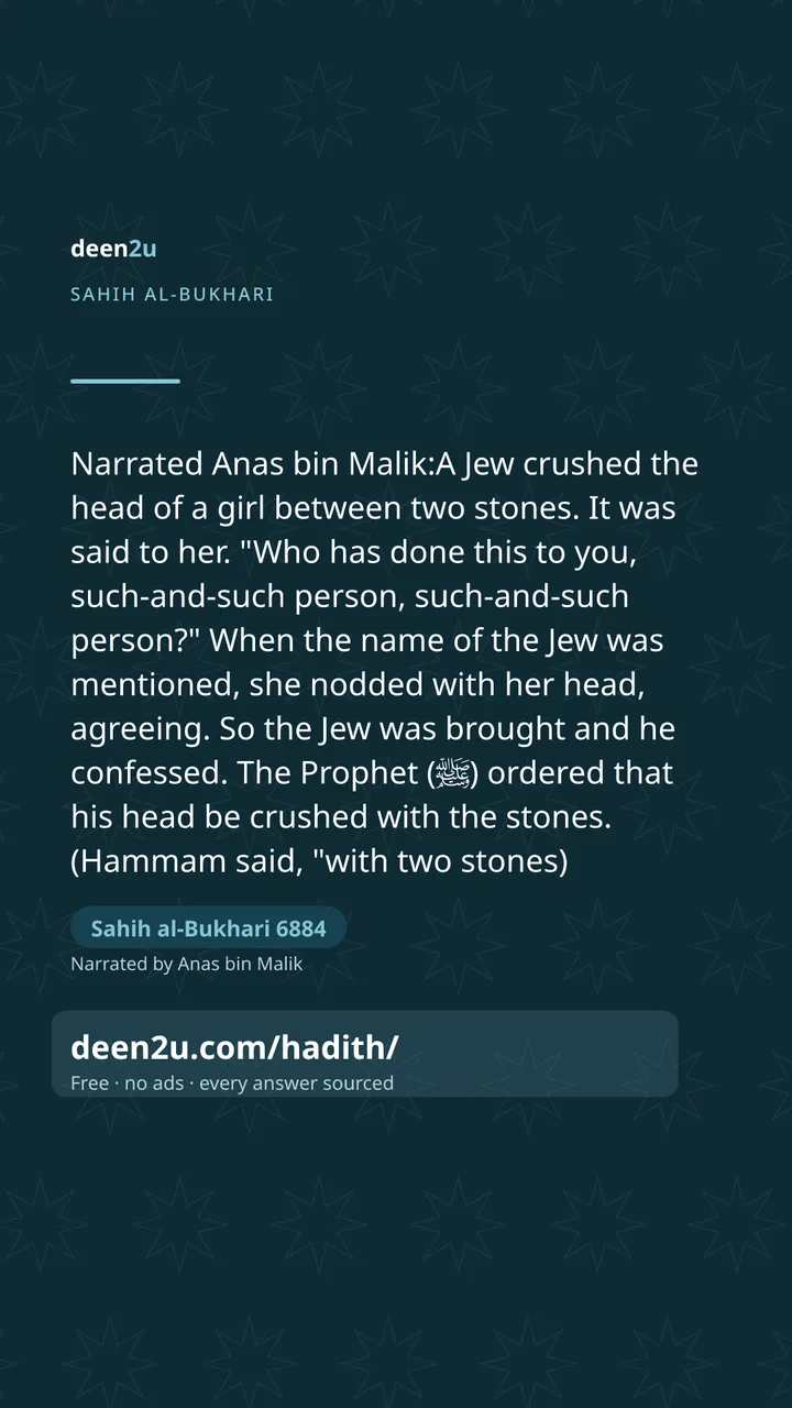 Sahih al-Bukhari 6884