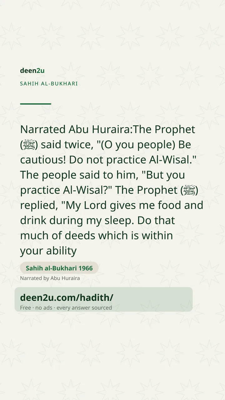 Sahih al-Bukhari 1966