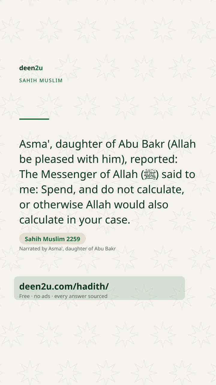 Sahih Muslim 2259