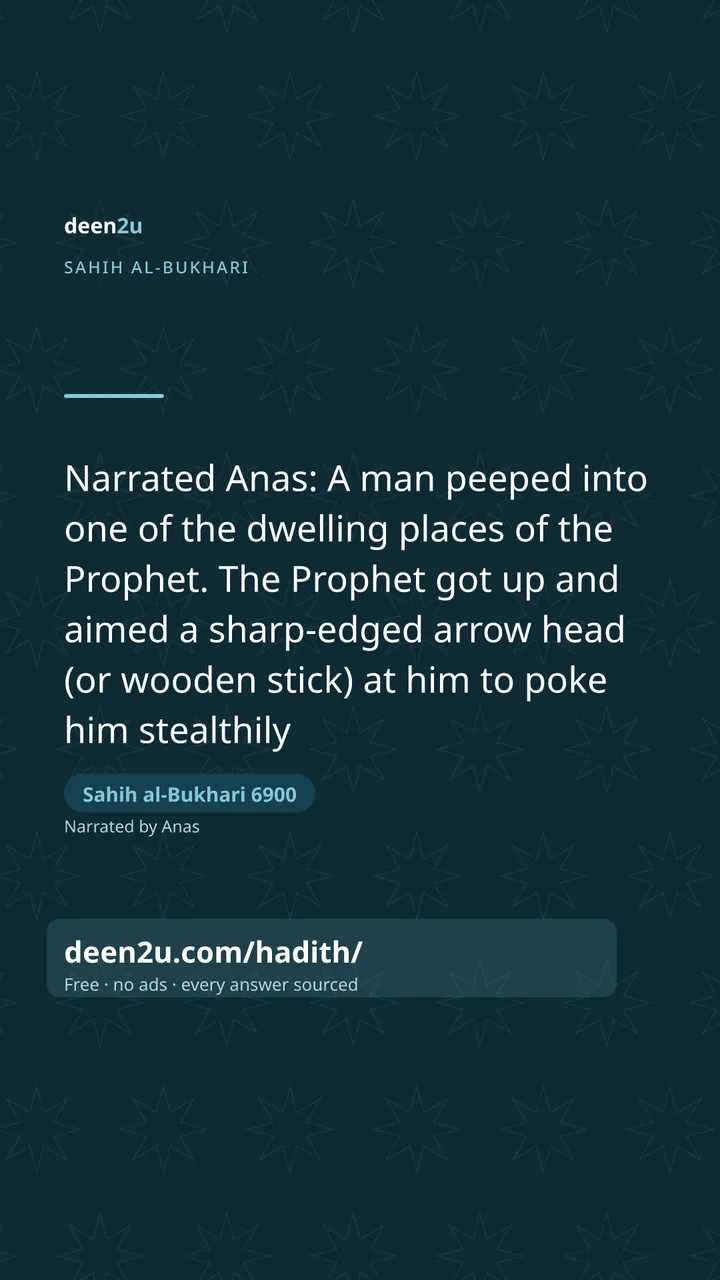 Sahih al-Bukhari 6900