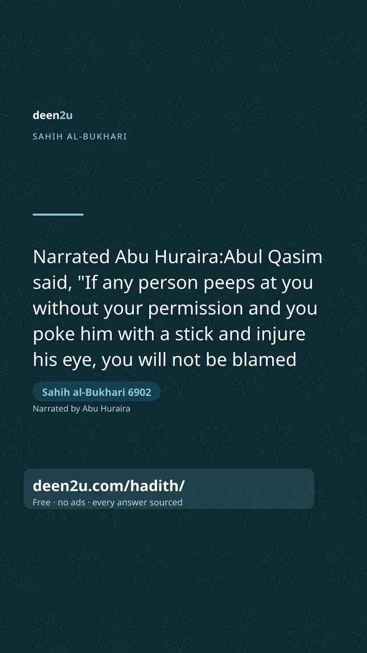 Sahih al-Bukhari 6902