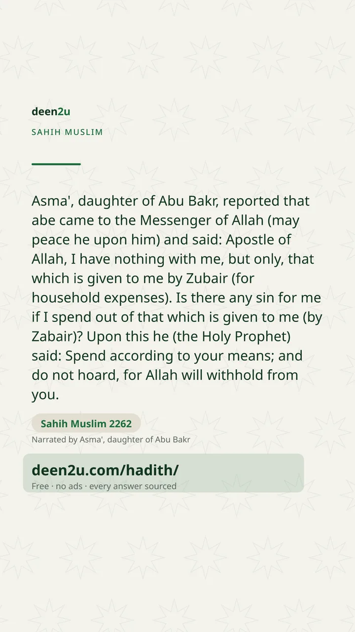 Sahih Muslim 2262