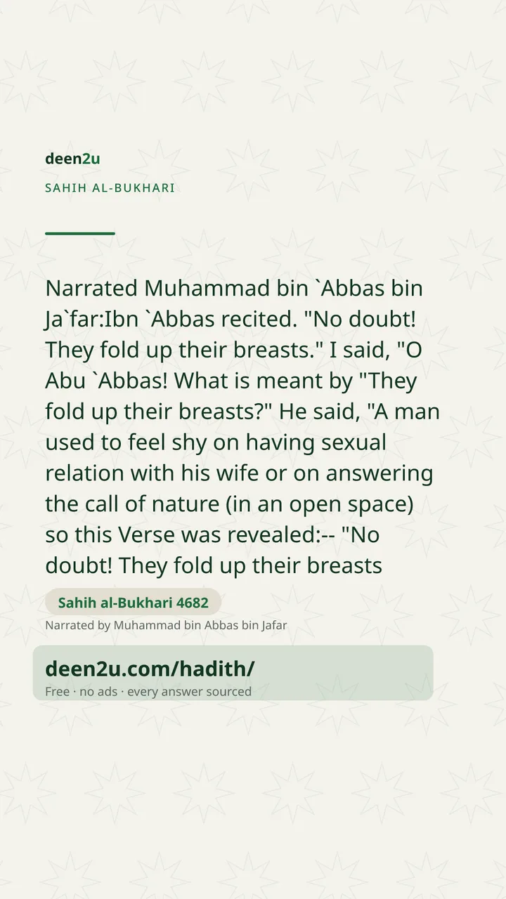 Sahih al-Bukhari 4682
