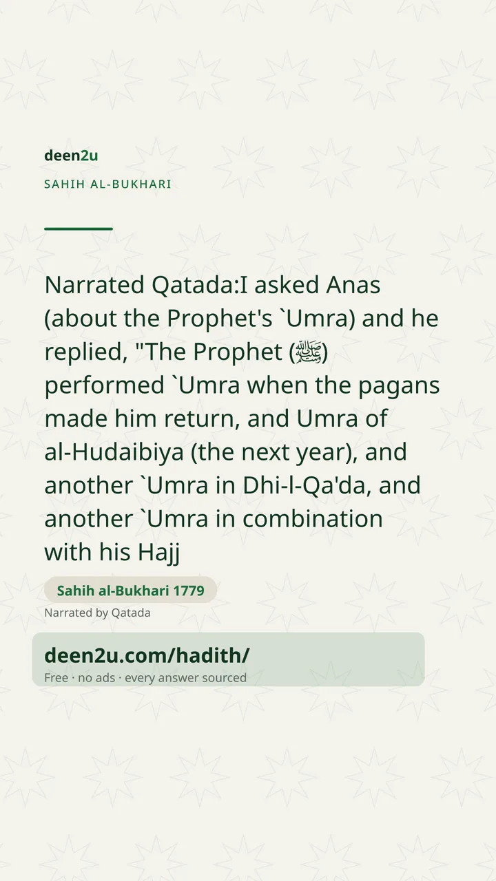 Sahih al-Bukhari 1779