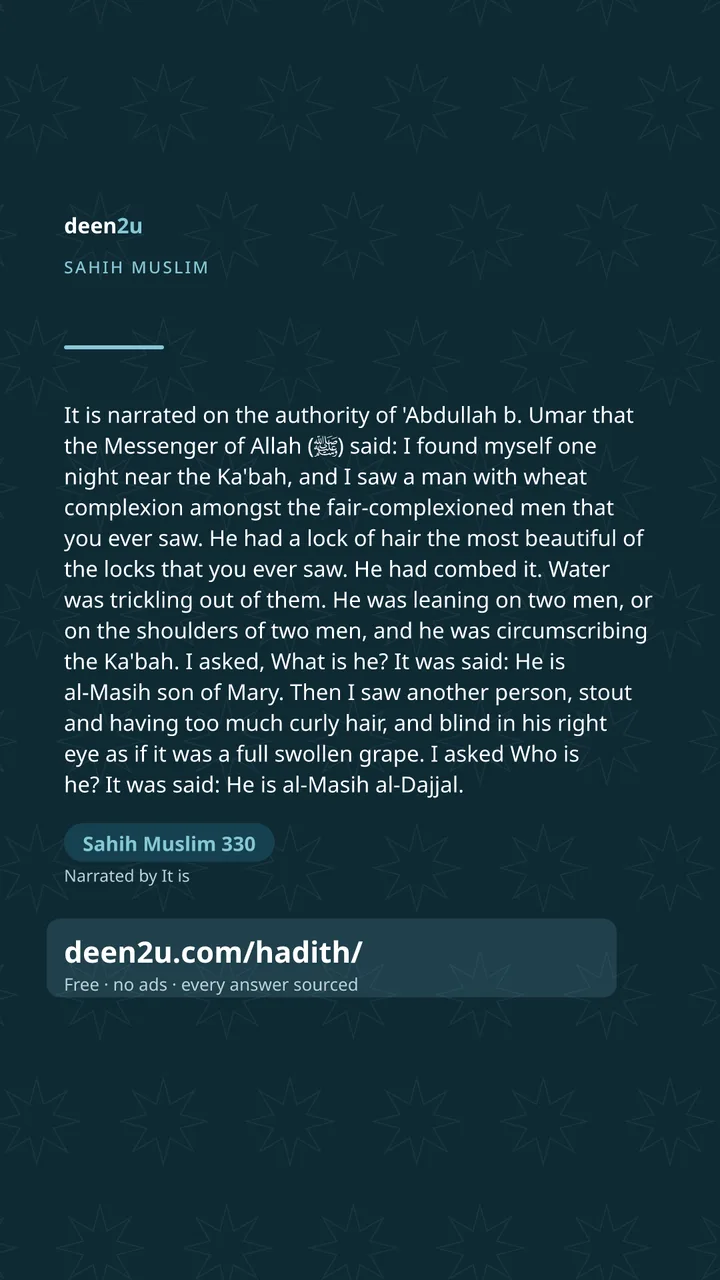Sahih Muslim 330
