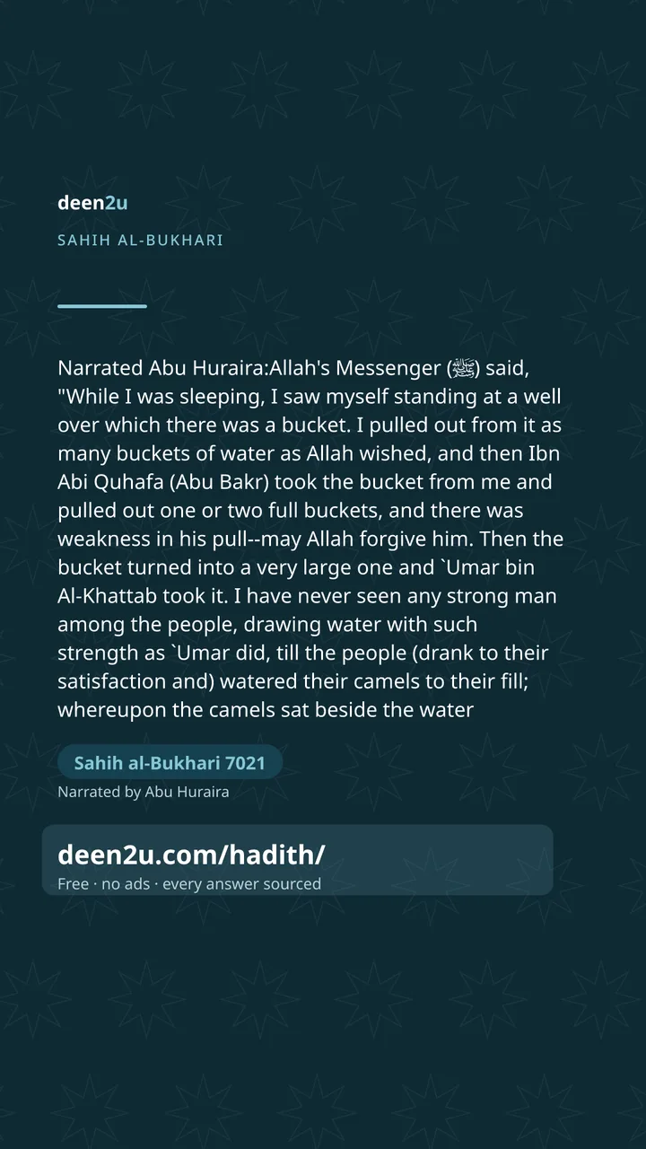 Sahih al-Bukhari 7021
