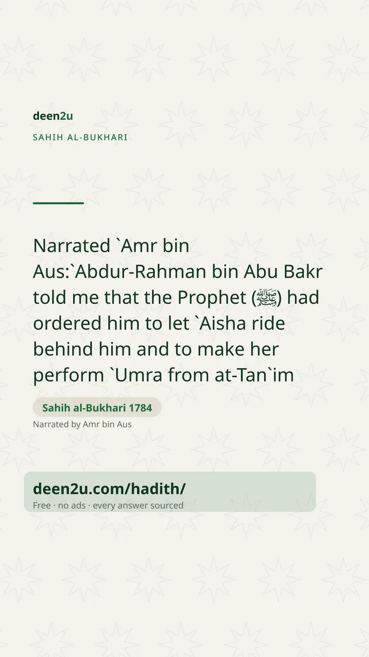 Sahih al-Bukhari 1784