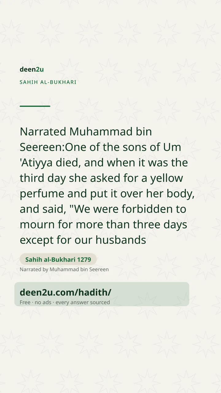 Sahih al-Bukhari 1279