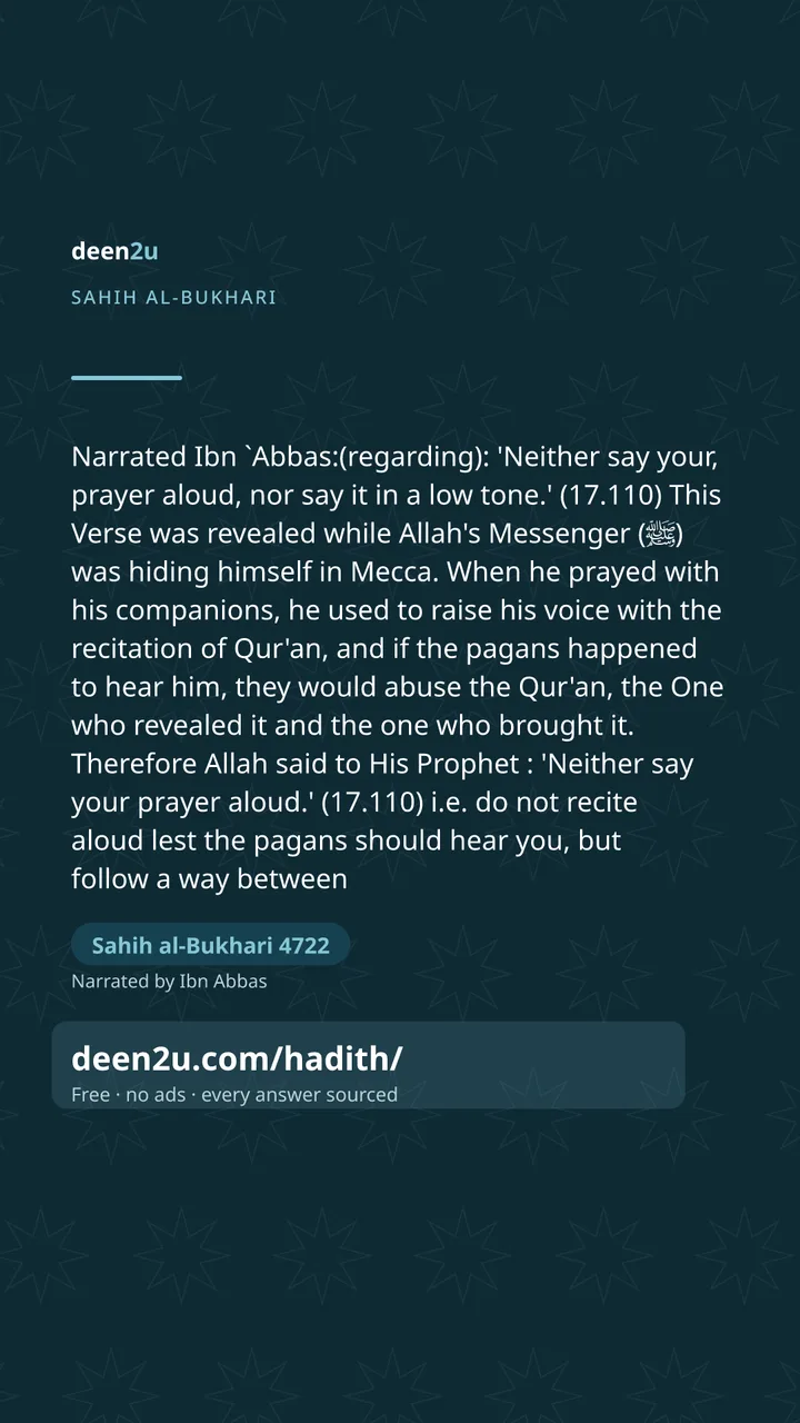 Sahih al-Bukhari 4722