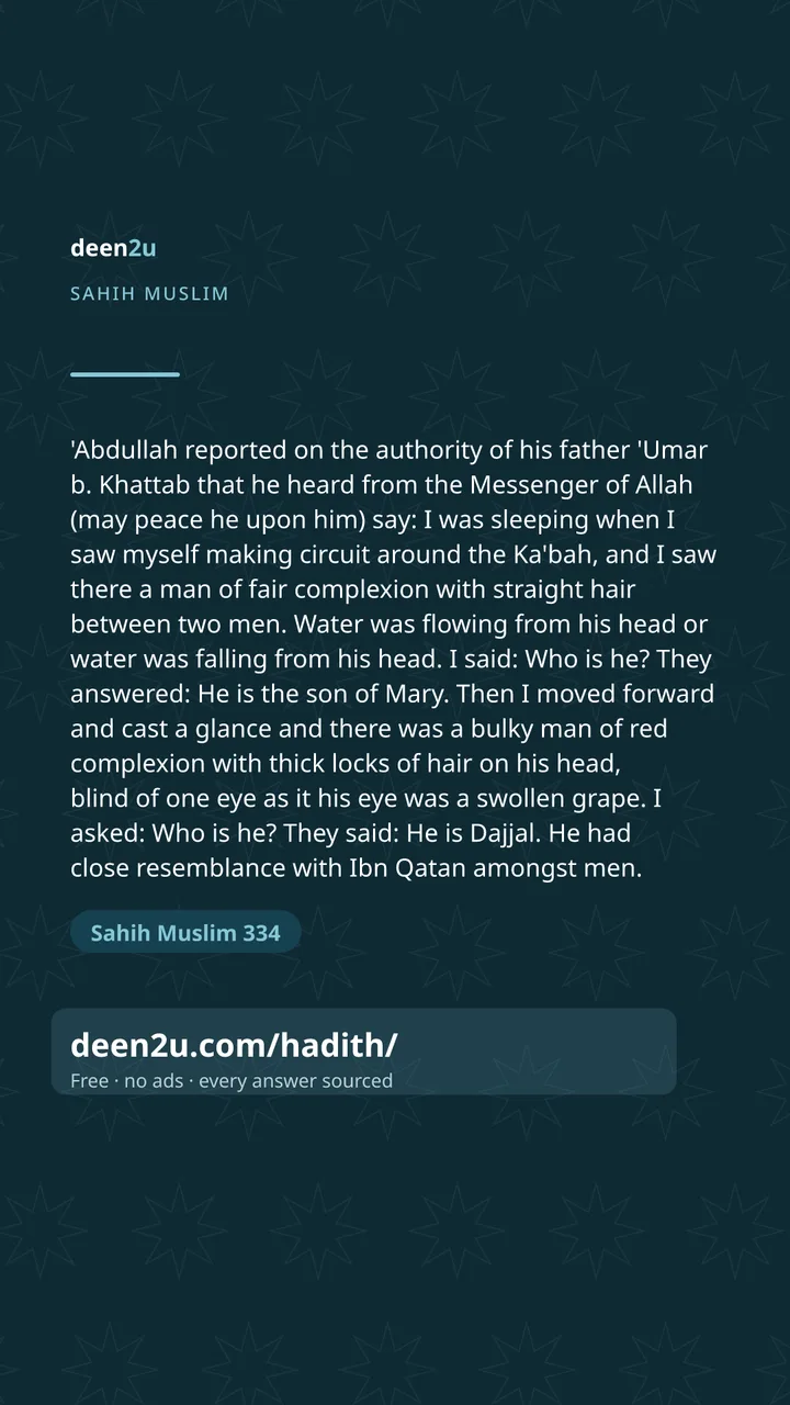 Sahih Muslim 334