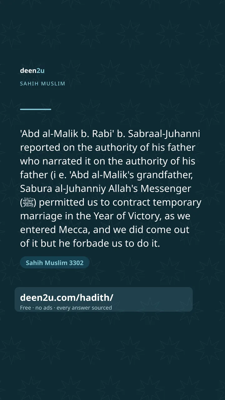 Sahih Muslim 3302