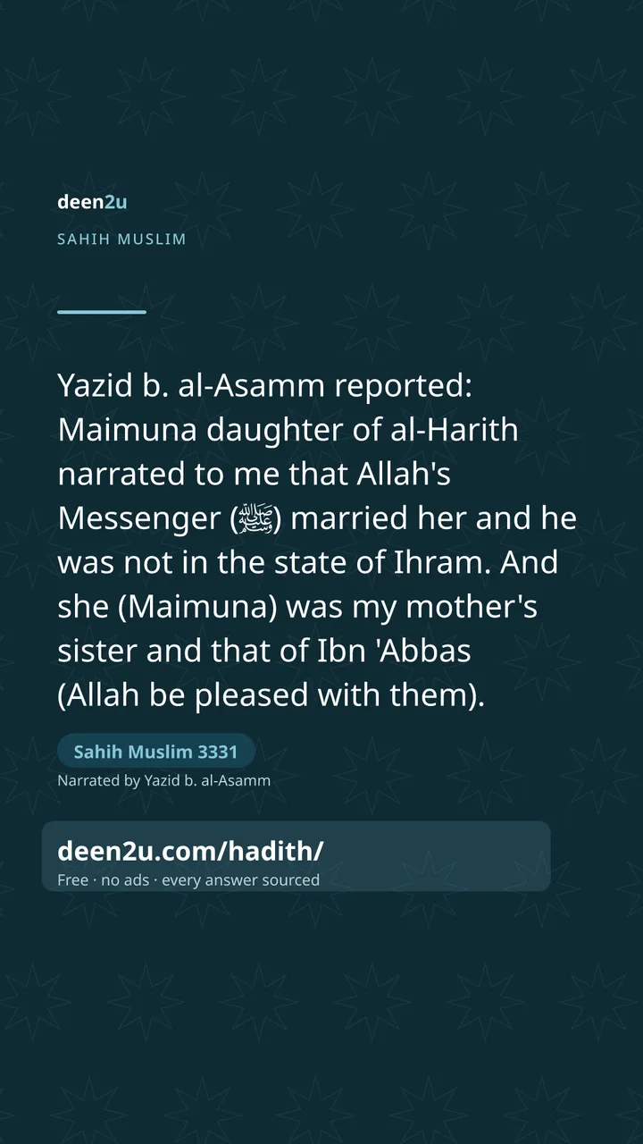 Sahih Muslim 3331