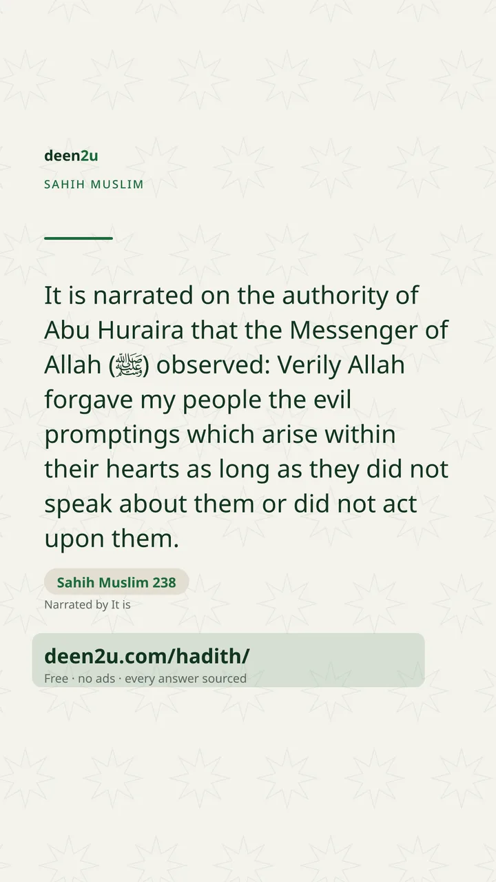Sahih Muslim 238