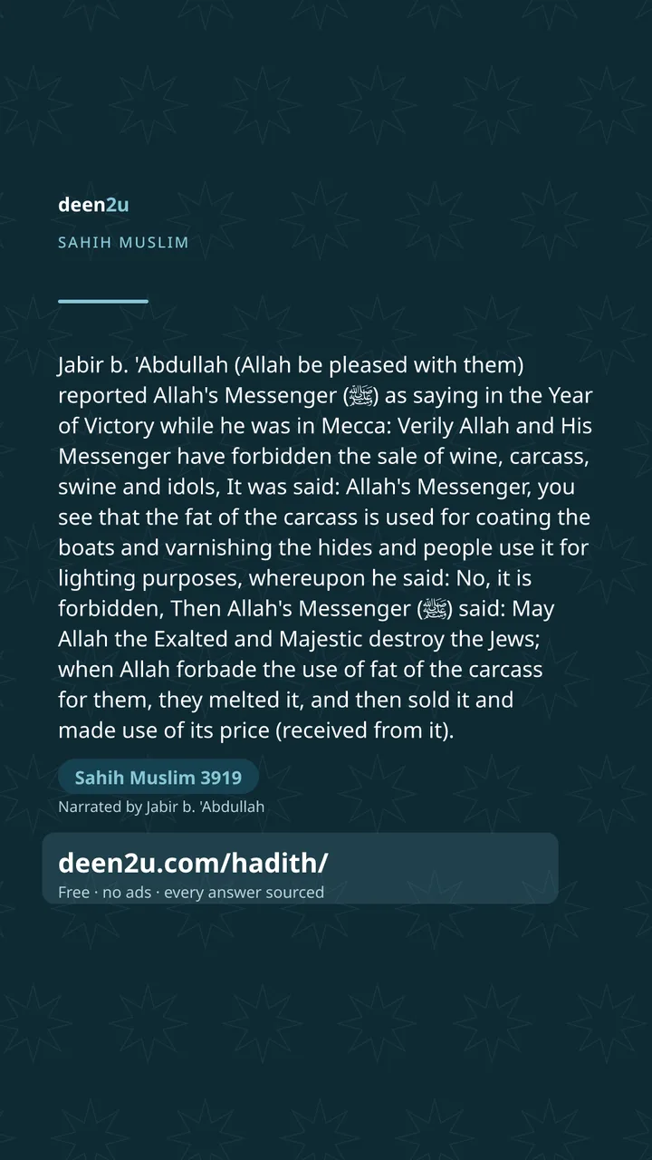 Sahih Muslim 3919