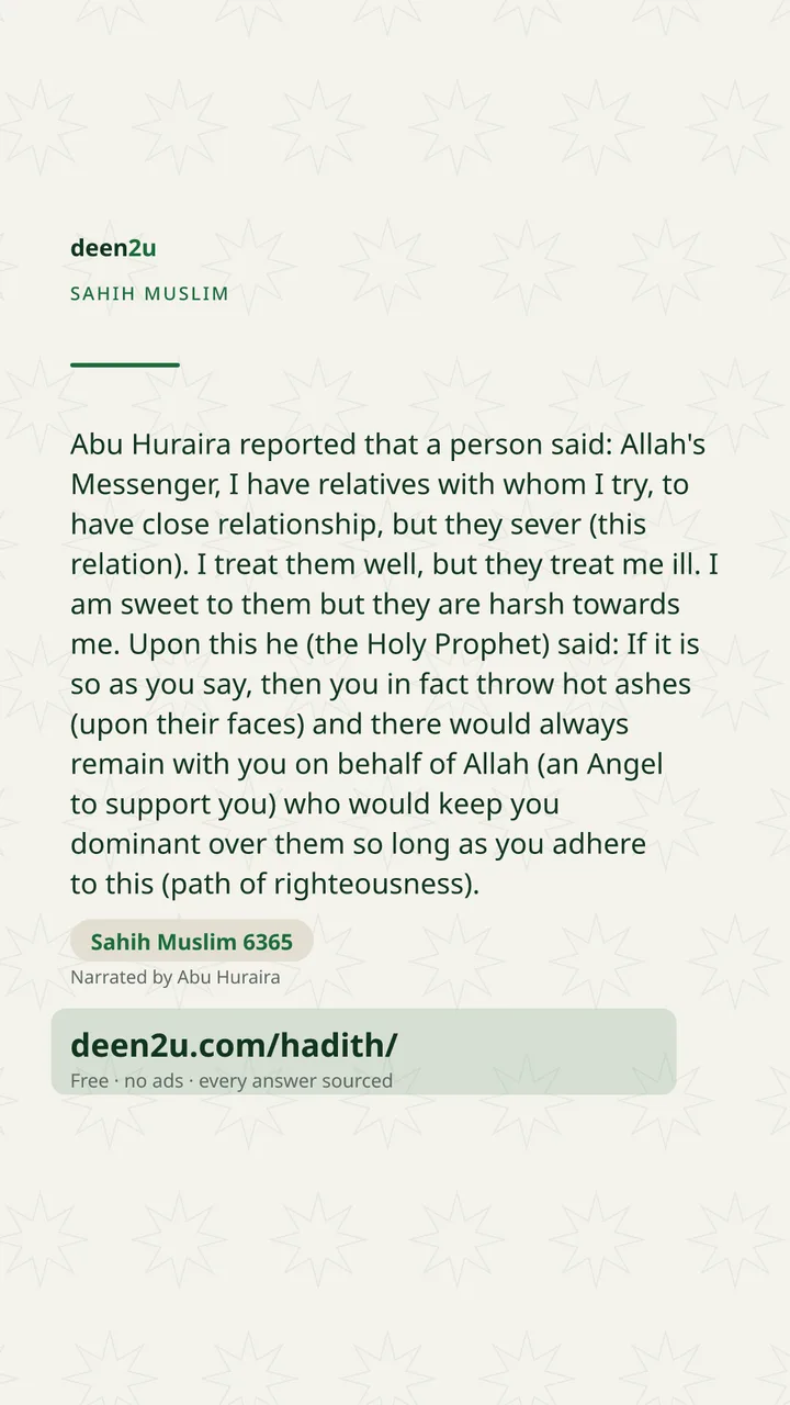 Sahih Muslim 6365