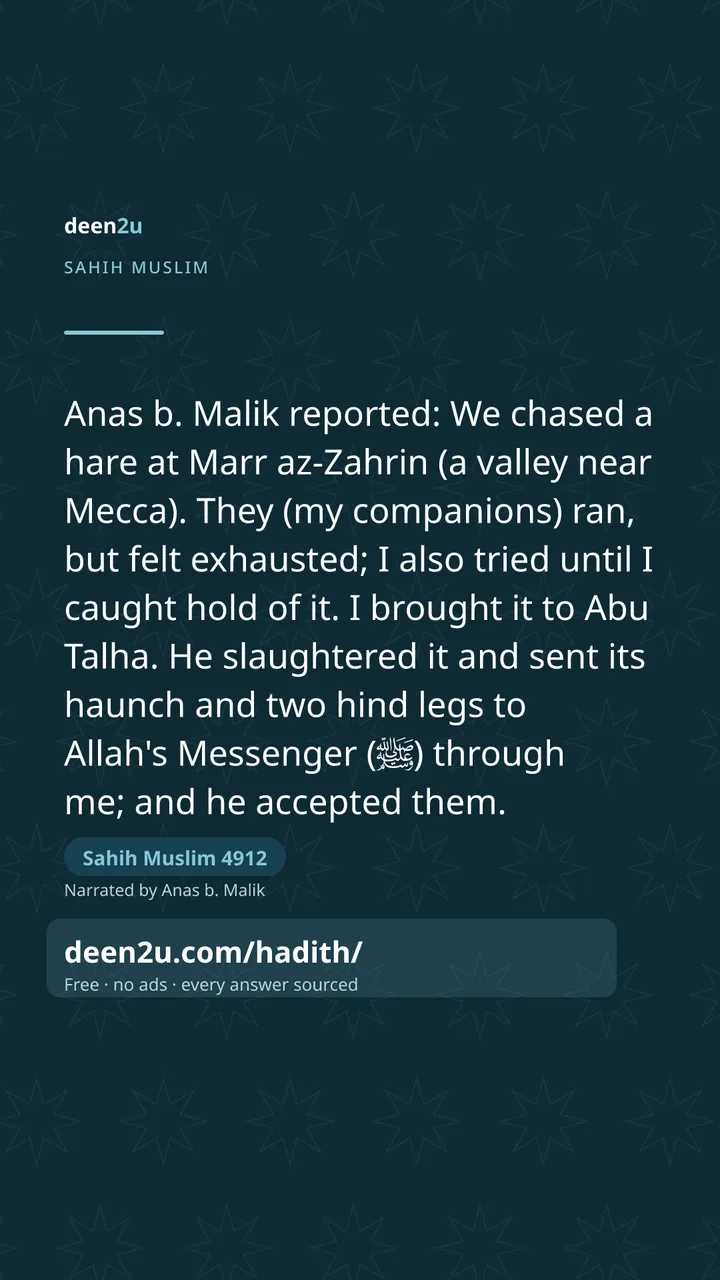 Sahih Muslim 4912