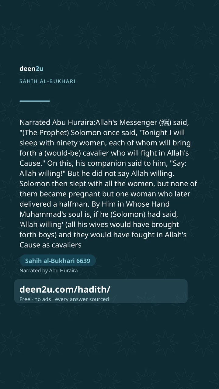 Sahih al-Bukhari 6639