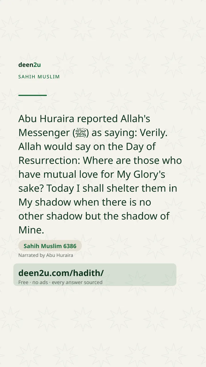 Sahih Muslim 6386