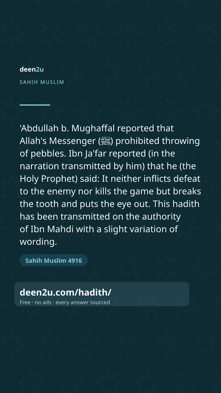 Sahih Muslim 4916