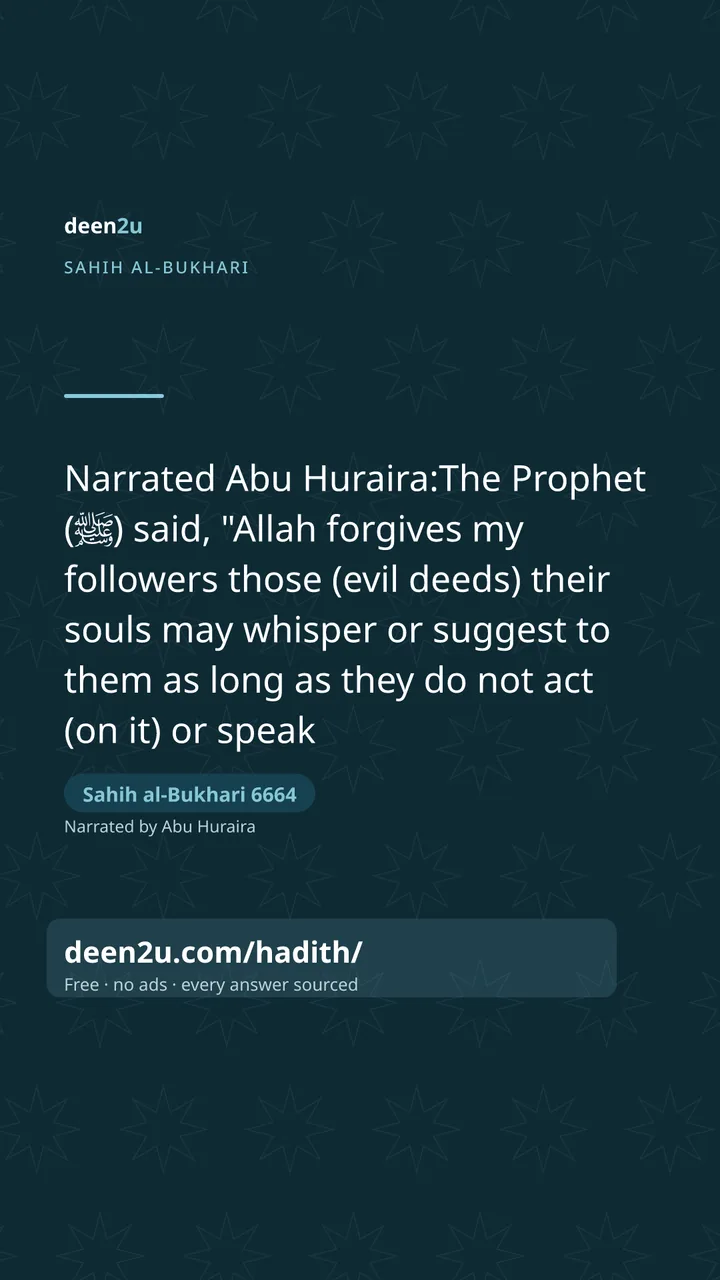 Sahih al-Bukhari 6664