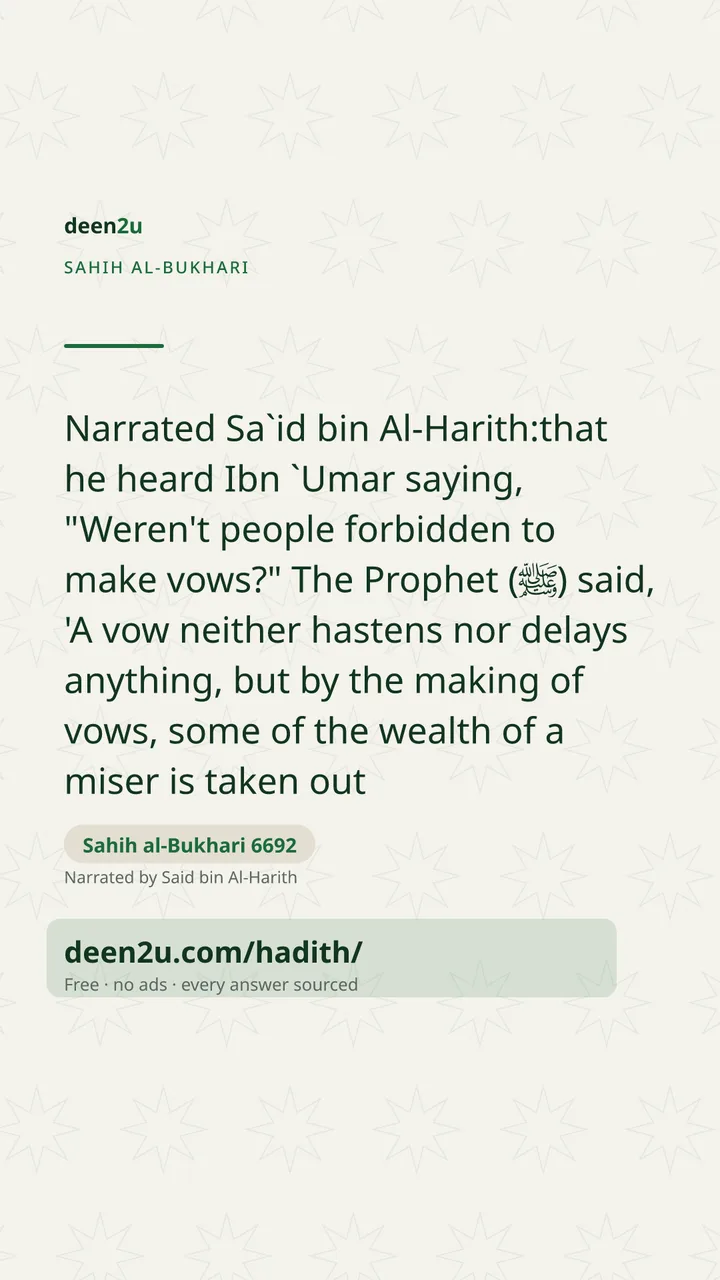 Sahih al-Bukhari 6692