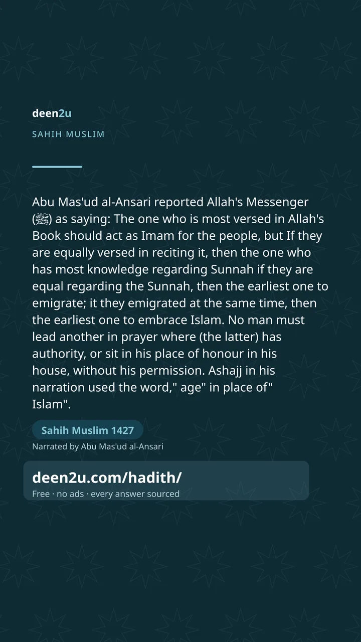 Sahih Muslim 1427