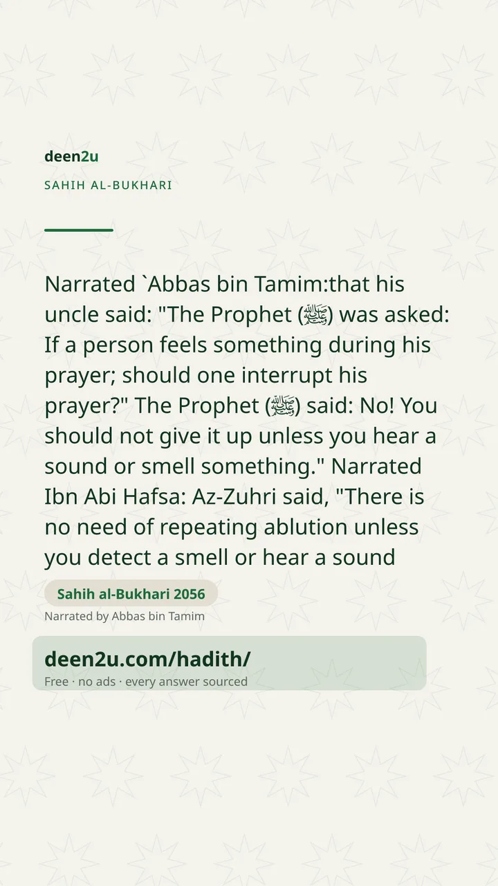 Sahih al-Bukhari 2056