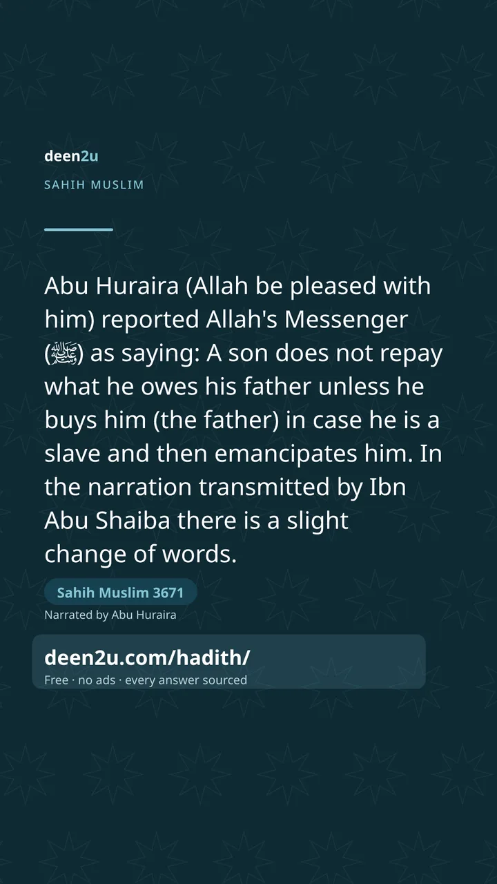 Sahih Muslim 3671