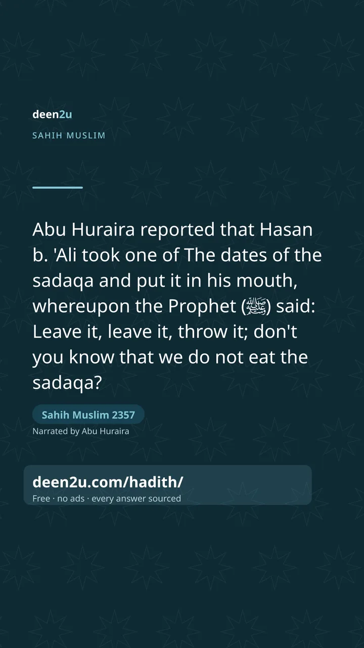 Sahih Muslim 2357
