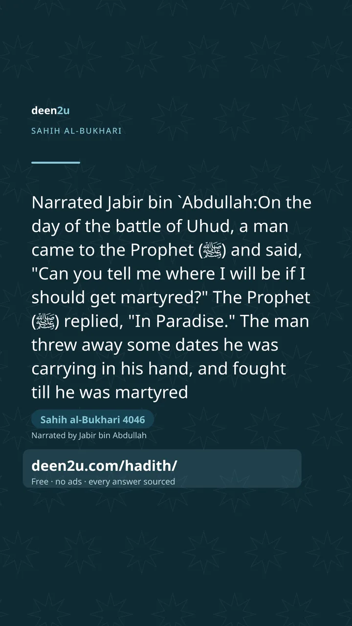 Sahih al-Bukhari 4046
