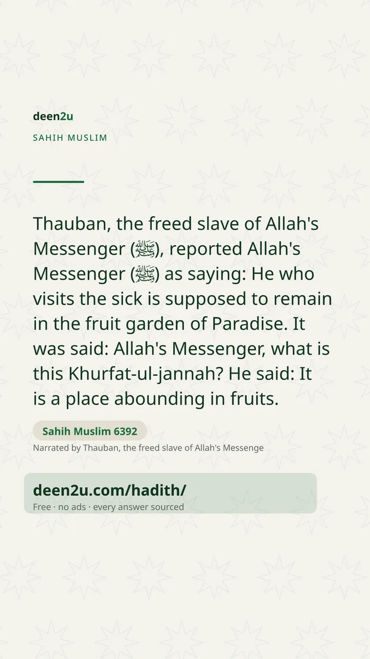 Sahih Muslim 6392