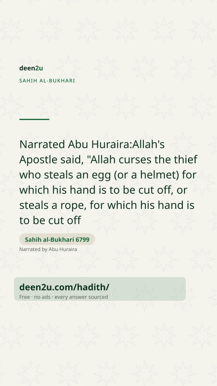 Sahih al-Bukhari 6799