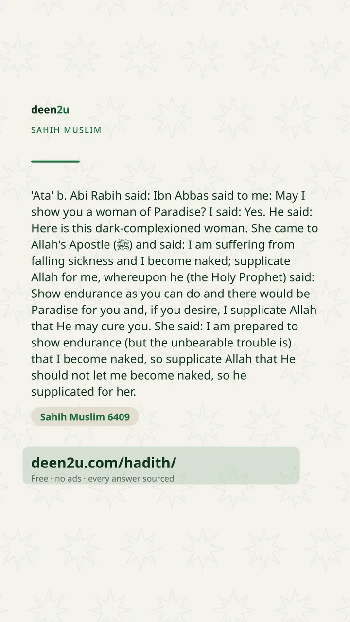 Sahih Muslim 6409