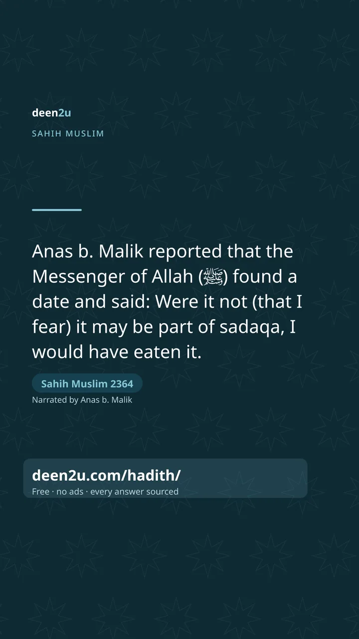 Sahih Muslim 2364