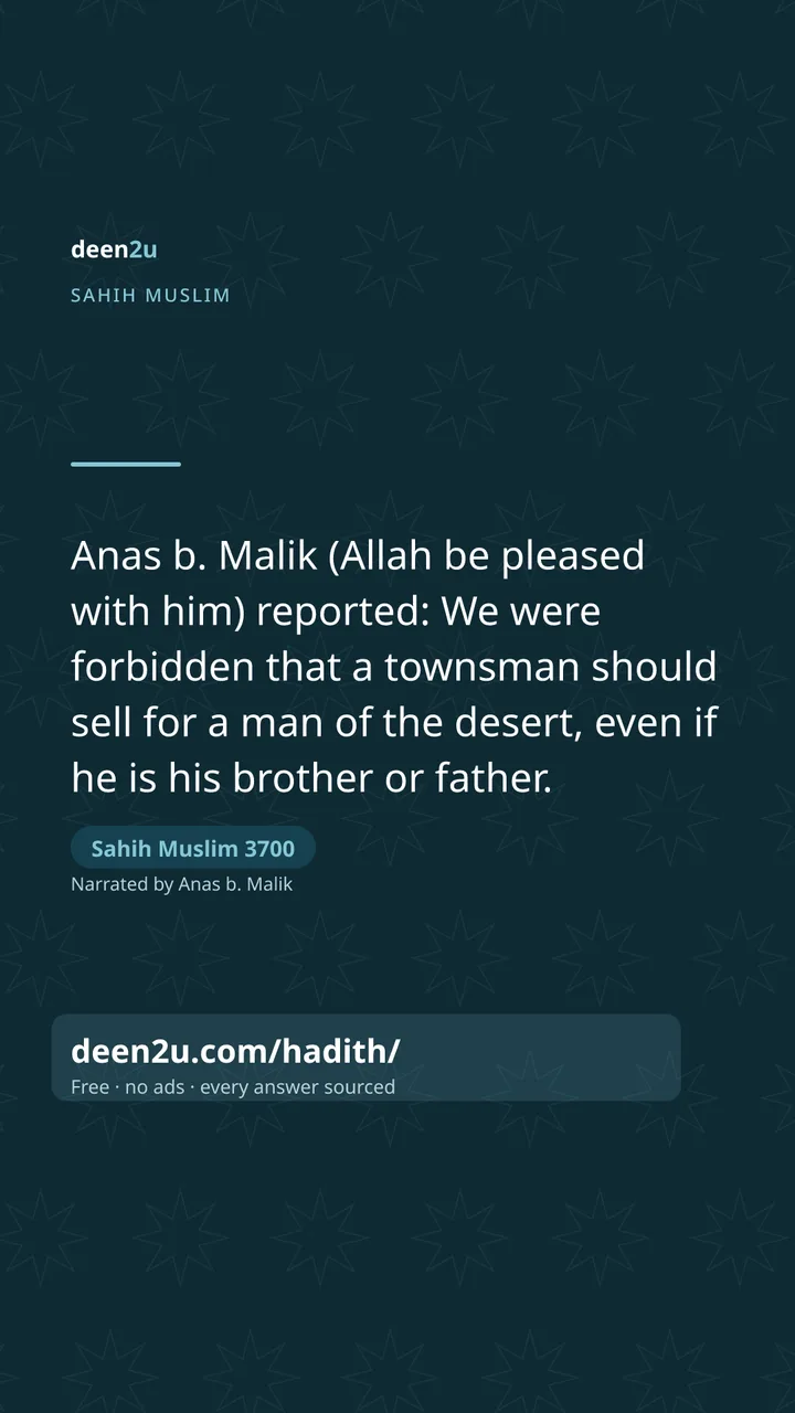 Sahih Muslim 3700