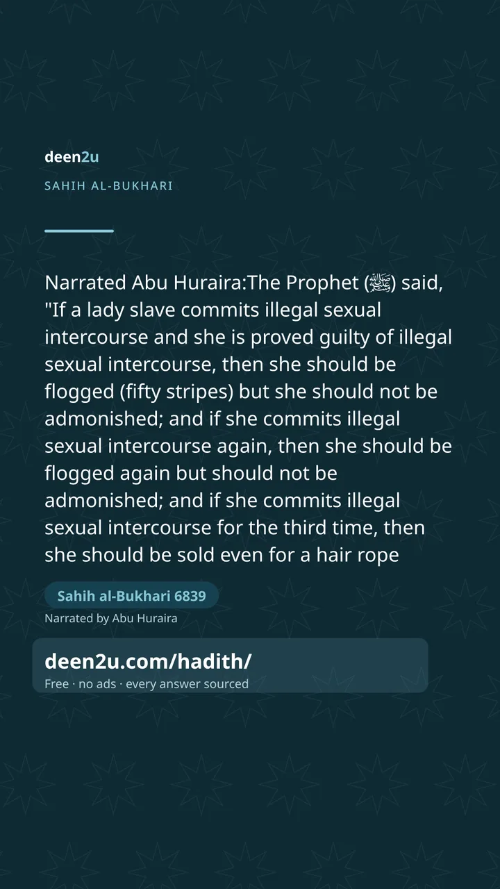 Sahih al-Bukhari 6839