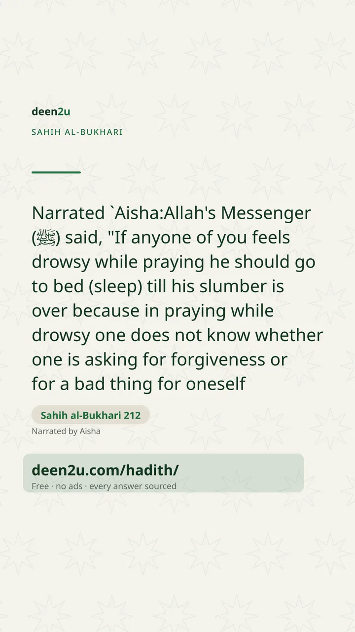 Sahih al-Bukhari 212