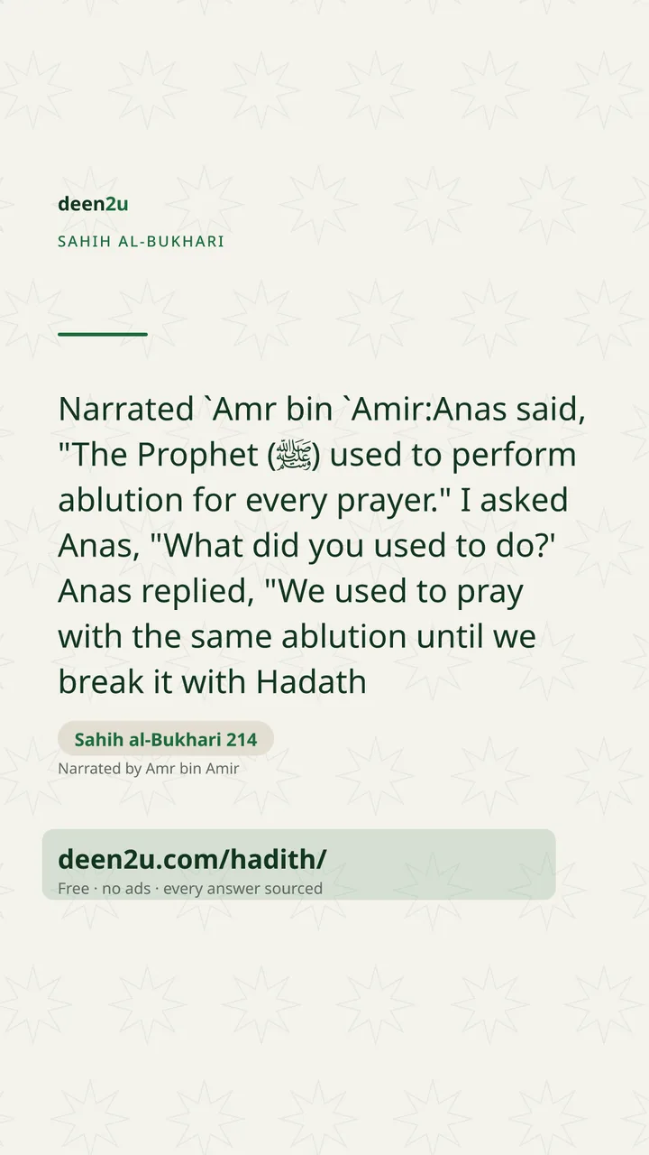 Sahih al-Bukhari 214