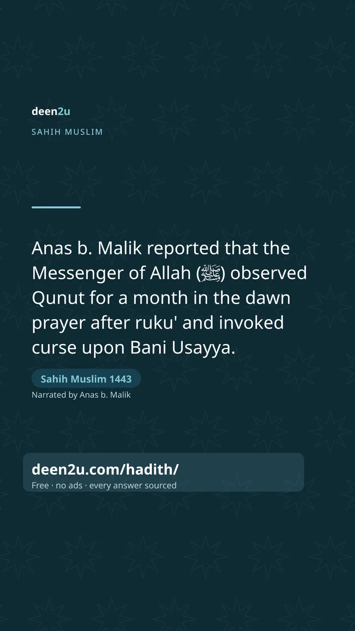 Sahih Muslim 1443