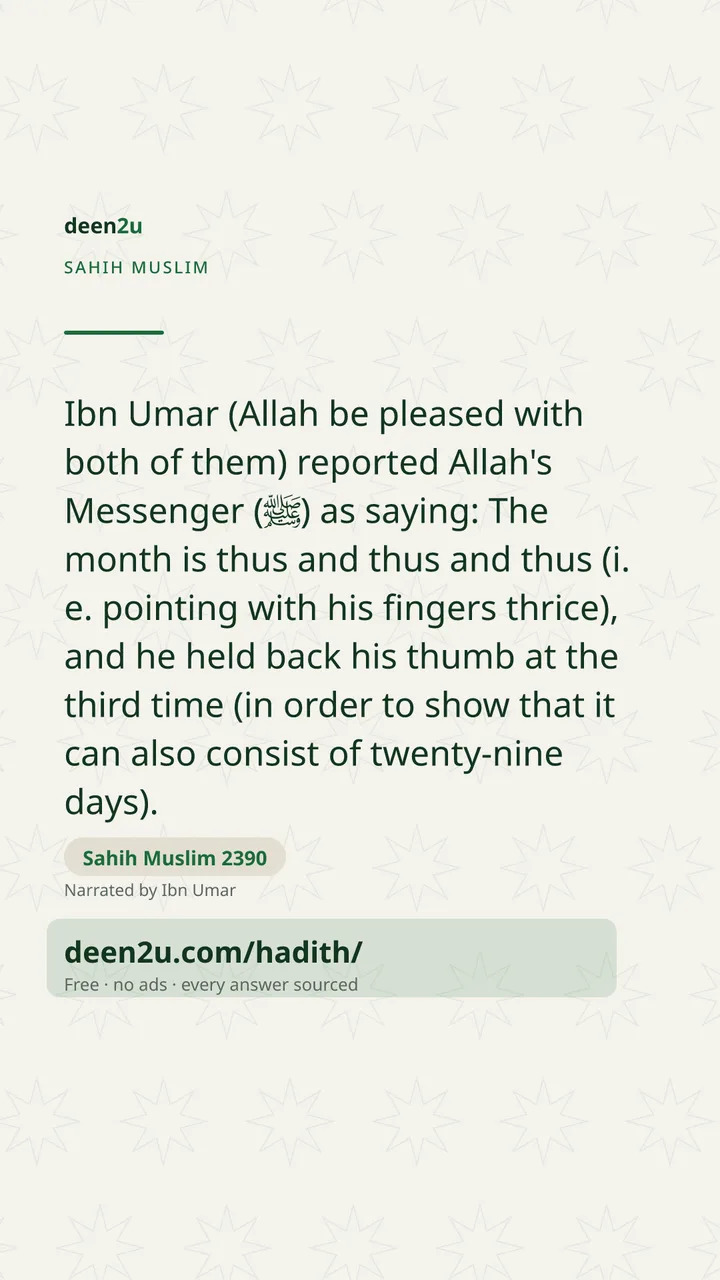 Sahih Muslim 2390