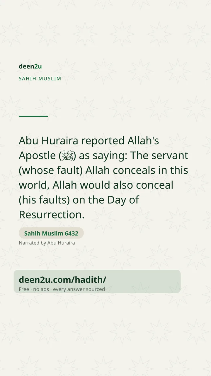 Sahih Muslim 6432