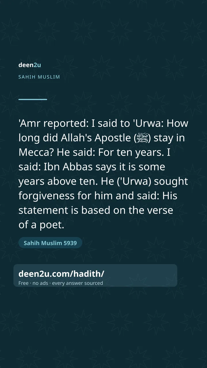 Sahih Muslim 5939