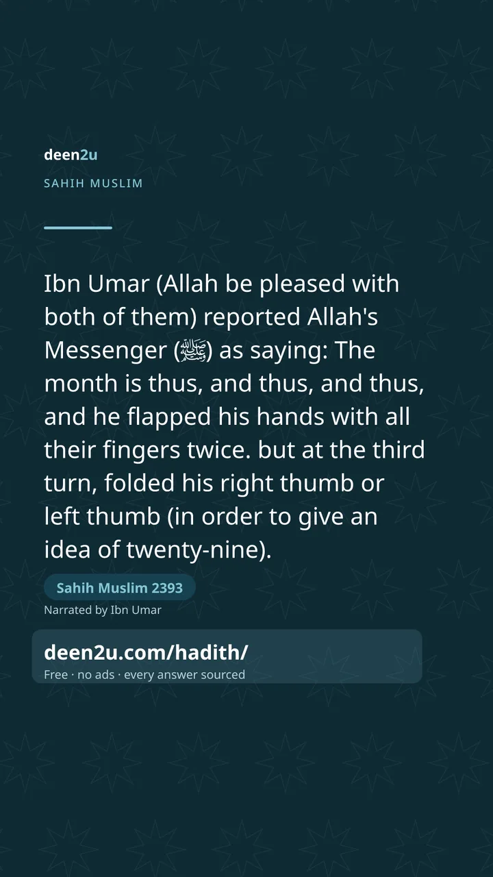 Sahih Muslim 2393