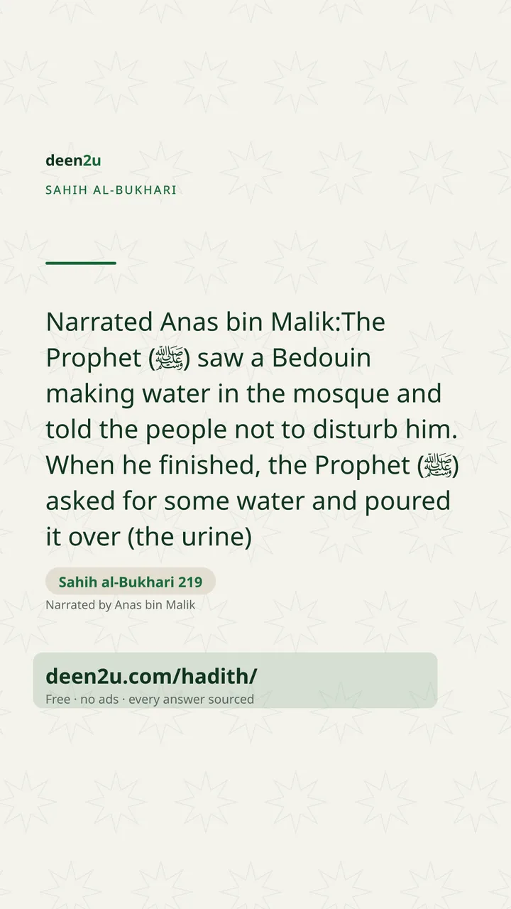 Sahih al-Bukhari 219