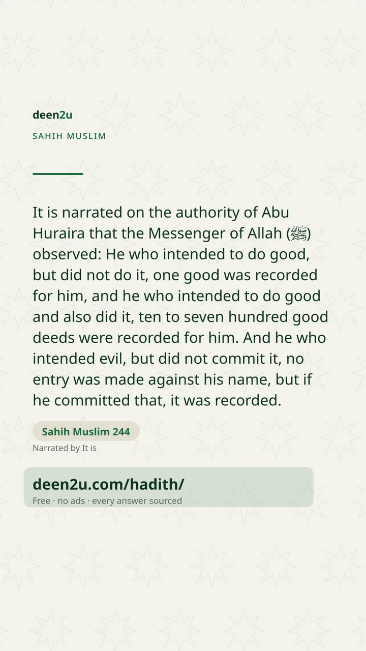 Sahih Muslim 244