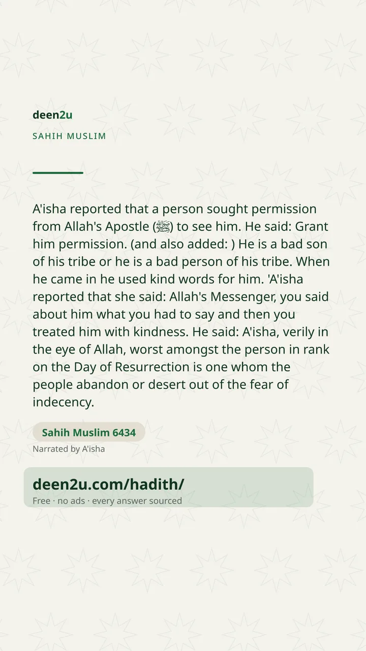 Sahih Muslim 6434