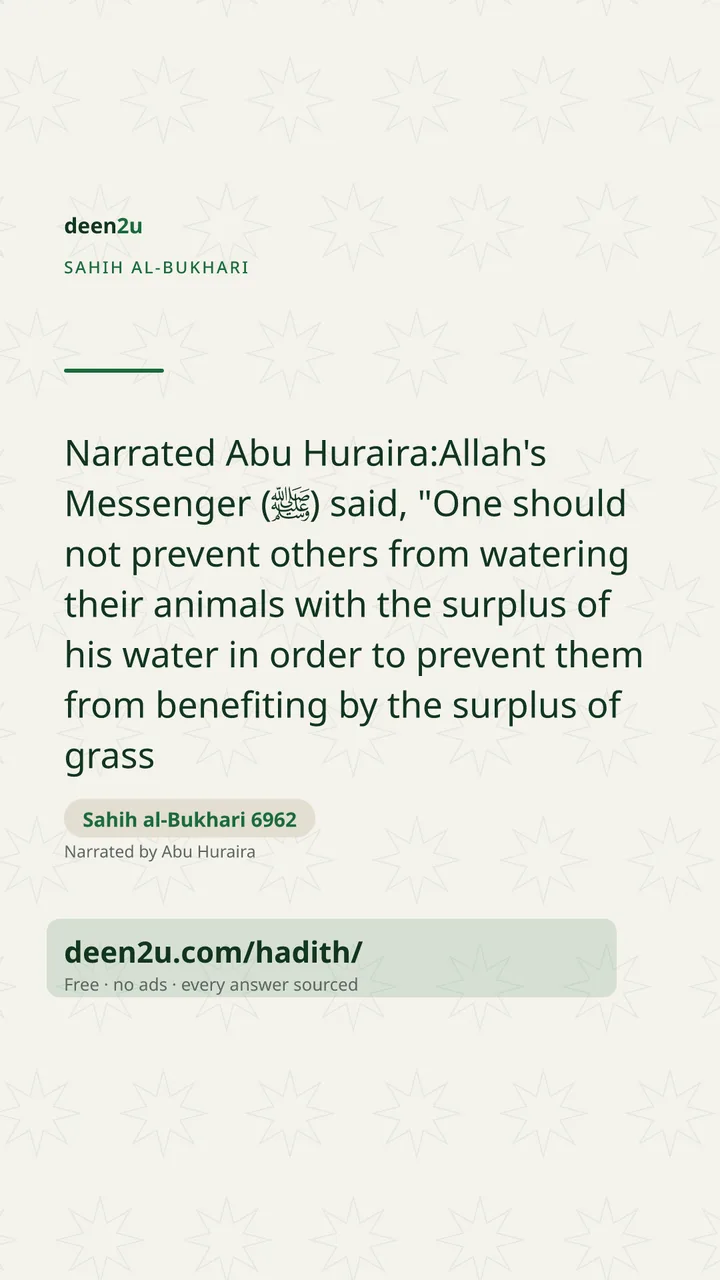 Sahih al-Bukhari 6962