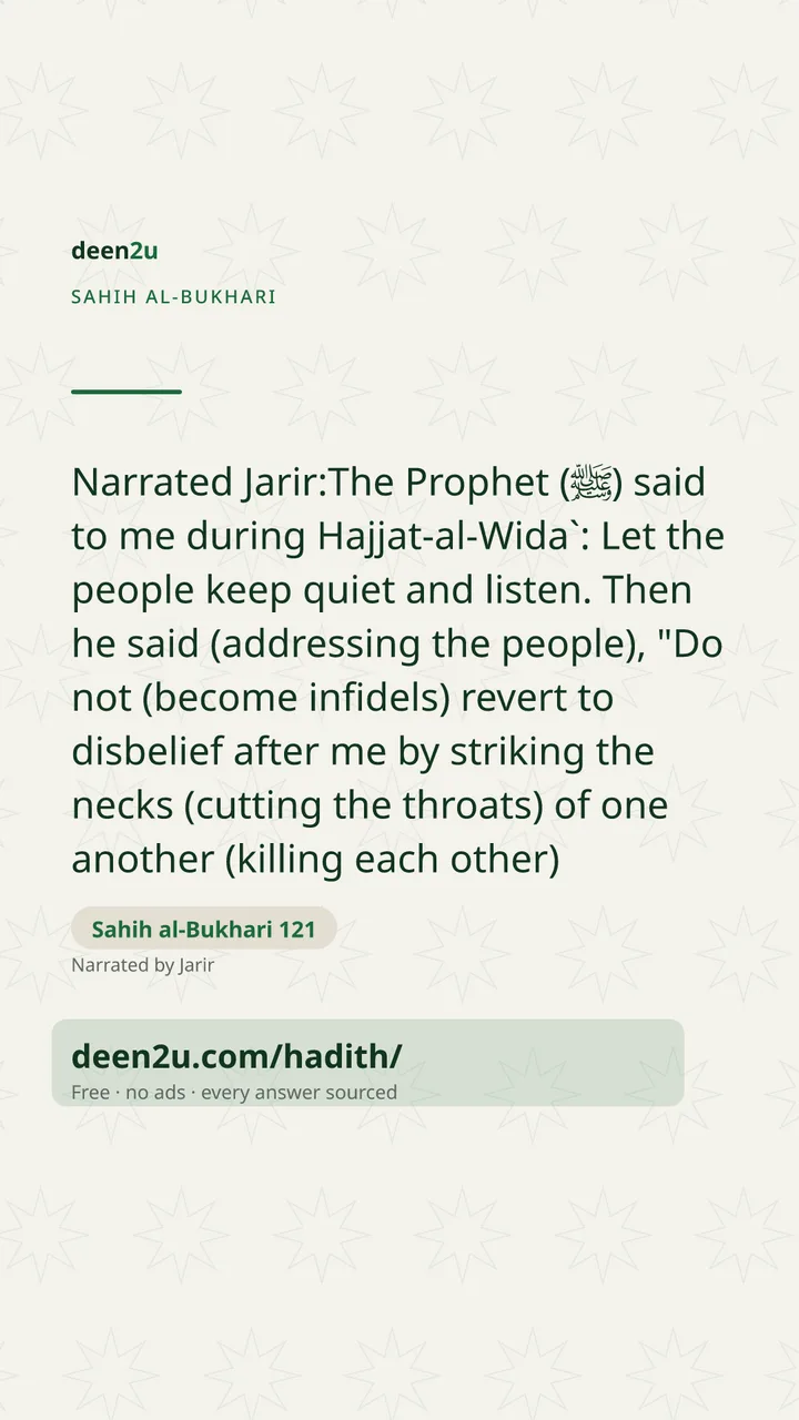 Sahih al-Bukhari 121