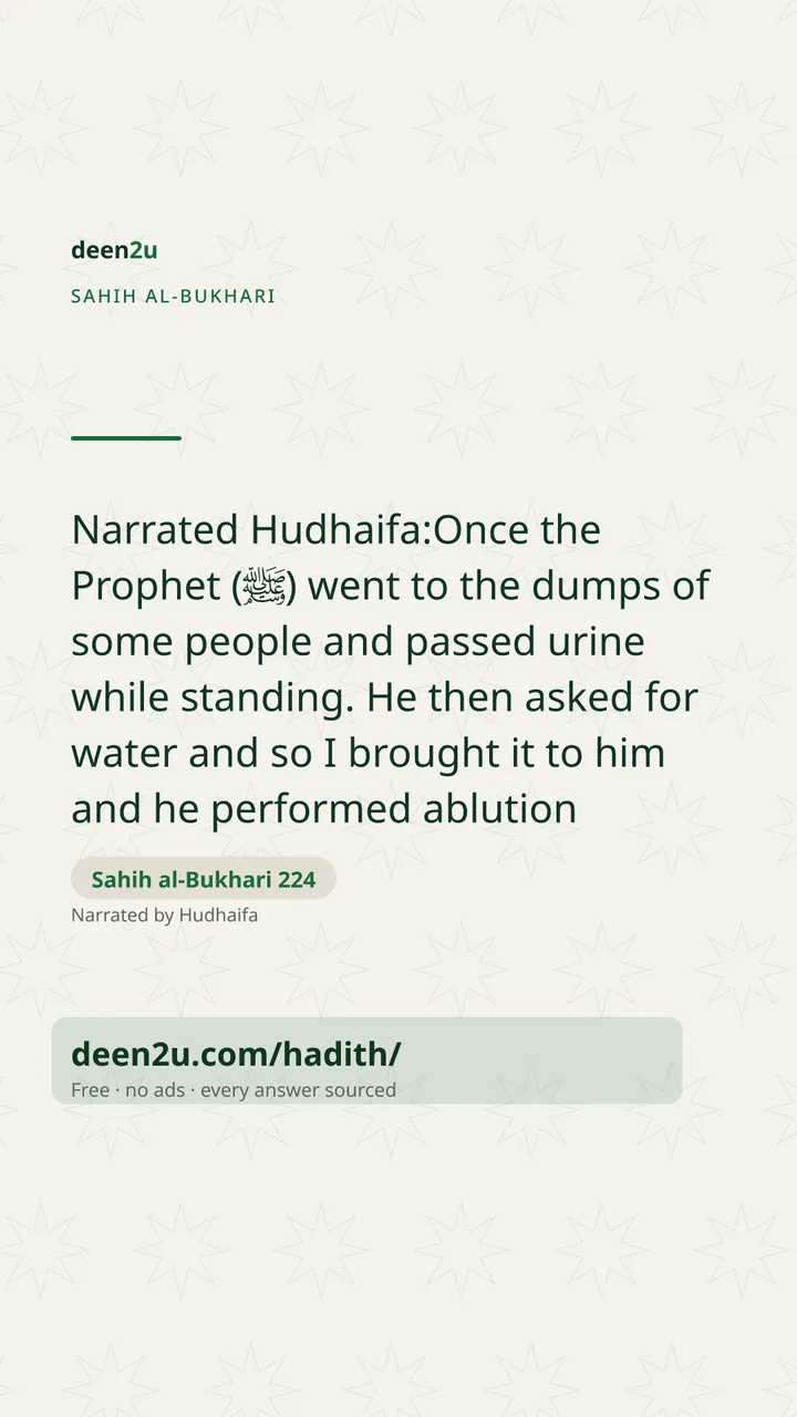 Sahih al-Bukhari 224